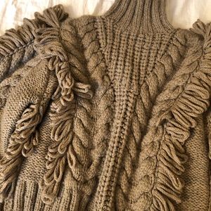 Ulla Johnson Amore pullover sweater olive green